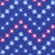 Studio E Fabrics Joann Fabrics Flower Bloom Chevron Grape Purple Blue Lilac, floral fabric with blue, purple, pink, and white flower pattern.