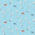 Dear Stella Fabrics Wanderlust Seas The Day Aqua