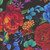 Timeless Treasures Fabrics Hacienda Large Bright Floral Black