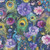 Timeless Treasures Fabrics Wild Beauty Peacock Peek-A-Boo Floral Navy