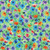 Timeless Treasures Fabrics Meadow Bloom Nasturtium Floral Field Green