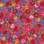 Timeless Treasures Fabrics Living Color Folk Art Floral Red