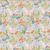 Dear Stella Fabrics Aloha So Fly White, fabric with a colorful pattern of flowers and parrots.