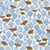 Dear Stella Fabrics Beyond the Sea Turtely Cool Aqua