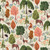 Dear Stella Fabrics Floral Forest Floral Forest Egret