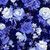Timeless Treasures Fabrics Moonlight Metallic Asian Floral Navy