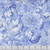 Timeless Treasures Fabrics Moonlight Floral Packed Metallic Blue