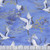 Timeless Treasures Fabrics Moonlight Asian Crane Metallic Sea