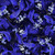Timeless Treasures Fabrics Moonlight Metallic Butterfly Koi Fish Black
