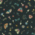 Dear Stella Fabrics 108 Inch Wide Quilt Back Restless Wings Charcoal
