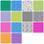 Dear Stella Fabrics Quilty Helpurrs Cats Jelly Roll 40 Fabric Strips 2.5 by 44 inch Quilty Helpurrs