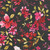 <p>Studio E Fabrics Garden Whisper 118 Inch Wide Quilt Backing Black Pink Red Floral</p>