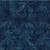 Hoffman Fabrics Bali Hand Dyed Batik Dotty Tile Woven Bloom Moonstruck Blue, detailed pattern of dotted botanical motifs in shades of blue on dark background.
