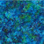 Hoffman Fabrics Bali Hand Dyed Batik Leafy Branches Ferns Fronds Lapis Blue
