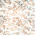 Hoffman Fabrics Bali Hand Dyed Batik Sweet Cicely Floral Natural Cream Brown Green