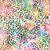 Hoffman Fabrics Bali Hand Dyed Batik Droplets Whimsy Pink Green Cream