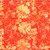 Hoffman Fabrics Bali Hand Dyed Batik Mixed Summer Flower Blooms Sherbert Orange, vibrant fabric with floral batik pattern in shades of orange and yellow.