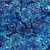Hoffman Fabrics Bali Hand Dyed Batik Woodblock Flowers Hydrange Zinnia Delft Blue Purple