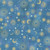 Andover Fabrics Luna by Makower Stars and Moons Teal Blue Gold