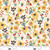 Blank Quilting Fabrics Nature's Symphony Color Pop Studio Pale Yellow Beehives and Flowers