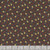 Blank Quilting Fabrics Nature's Symphony Color Pop Studio Black Mushrooms and Berries, black fabric with colorful mushroom and berry pattern.