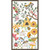 Blank Quilting Fabrics Nature's Symphony Color Pop Studio White Panel, colorful illustration of butterflies, bees, flowers, a beehive, and insects in a natural garden scene.
