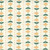 Blank Quilting Fabrics The Bright Side Jessica Dayon White Flower and Polka Dot Stripe, fabric design featuring a repeated pattern of peach-colored flowers with dark green leaves and dotted lines on a light background.