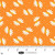 Blank Quilting Fabrics The Bright Side Jessica Dayon Orange Daisies and Dots