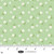 Blank Quilting Fabrics The Bright Side Jessica Dayon Light Green Daises with Circles of Dots, pattern with white daisies and circles on a light green background.