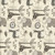 Henry Glass Fabrics Jungle Romp Betsey Cavallo Cream Small Allover Animals