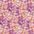 Henry Glass Fabrics Kaleidoscope 108 Inch City Art Studio Fuchsia Pink Stained Glass, colorful stained glass mosaic pattern in shades of pink, purple, and orange with black outlining.