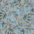 Henry Glass Fabrics Norwegian Forest Mary Jane Carey Pale Blue Forest Foliage