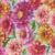 Henry Glass Fabrics Blissful Blooms Color Principle Sky Blue Multi Zinnias