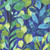 Henry Glass Fabrics Blissful Blooms Color Principle Peacock Blue Green Multi Waterfall Leaves
