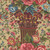 Henry Glass Fabrics Lost Gardens of Heligan Michelle Yeo Red Caramel Brown Floral Column Stripe