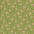 Henry Glass Fabrics Love Struck Kim Diehl Green Flower Cart, a fabric with a green background and a dense floral pattern featuring small pink, cream, and burgundy flowers and green leaves.