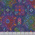 Studio E Fabrics Fabrics Butterfly Boutique Elizabeth Isles Indigo Blue Medallions, colorful intricate floral and medallion pattern in vibrant hues on dark background.