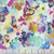 Studio E Fabrics Fabrics Butterfly Boutique Elizabeth Isles Pastel Multi Butterfly Meadow, colorful butterfly and floral pattern on fabric, pastel shades, suitable for quilting and crafting.