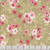 Studio E Fabrics Elizabeth Max Tate Sage Green Floral Bouquet Toss fabric, showcasing a floral pattern with pink and white flowers on a sage green background.