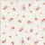 Studio E Fabrics Elizabeth Max Tate Parchment Cream Single Floral Toss fabric, cream background with pink floral pattern and light green leaves for sewing and quilting projects.