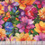 Studio E Fabrics Fabrics Flower Fusion Crazy Marie Multi Large Packed Floral