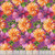 Studio E Fabrics Fabrics Flower Fusion Crazy Marie Multi Flowers
