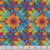 Studio E Fabrics Fabrics Flower Fusion Crazy Marie Multi Geometric Flower