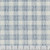 Studio E Fabrics Fabrics Pieces of America Lilac Bee Designs Blue Plaid, fabric piece showing a light background with blue plaid pattern.