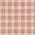 Studio E Fabrics Fabrics Pieces of America Lilac Bee Designs Ruby Red Plaid, close-up of red and lilac plaid fabric with geometric pattern.