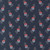Moda Fabrics American Gatherings Primitive Gatherings Patriotic Star Shield Navy Blue, fabric with a pattern of patriotic shield designs with stars and stripes on a navy blue background.