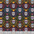 Andover Fabrics The Day of the Dead Sugar Skull Paper Trellis Black