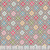 Riley Blake Fabrics Farmer's Daughter by Lori Holt 107/108" Wide Back Flower Patch Rustic, fabric with a colorful flower patch pattern on a neutral background.