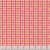 Riley Blake Fabrics Farmer's Daughter by Lori Holt Plaid Tea Rose Pink, pink and yellow plaid fabric with floral checkered pattern.