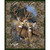 Sykel Enterprises Fabrics Realtree Apex Camo Panel 36 Inch, camouflage fabric featuring realistic images of a deer with large antlers and a fawn, surrounded by tree bark and forest elements.